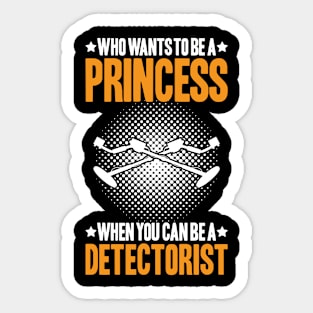 Detectorist Metal Detecting Metal Detector Sticker